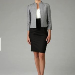 Calvin Klein cropped jacket dress suit